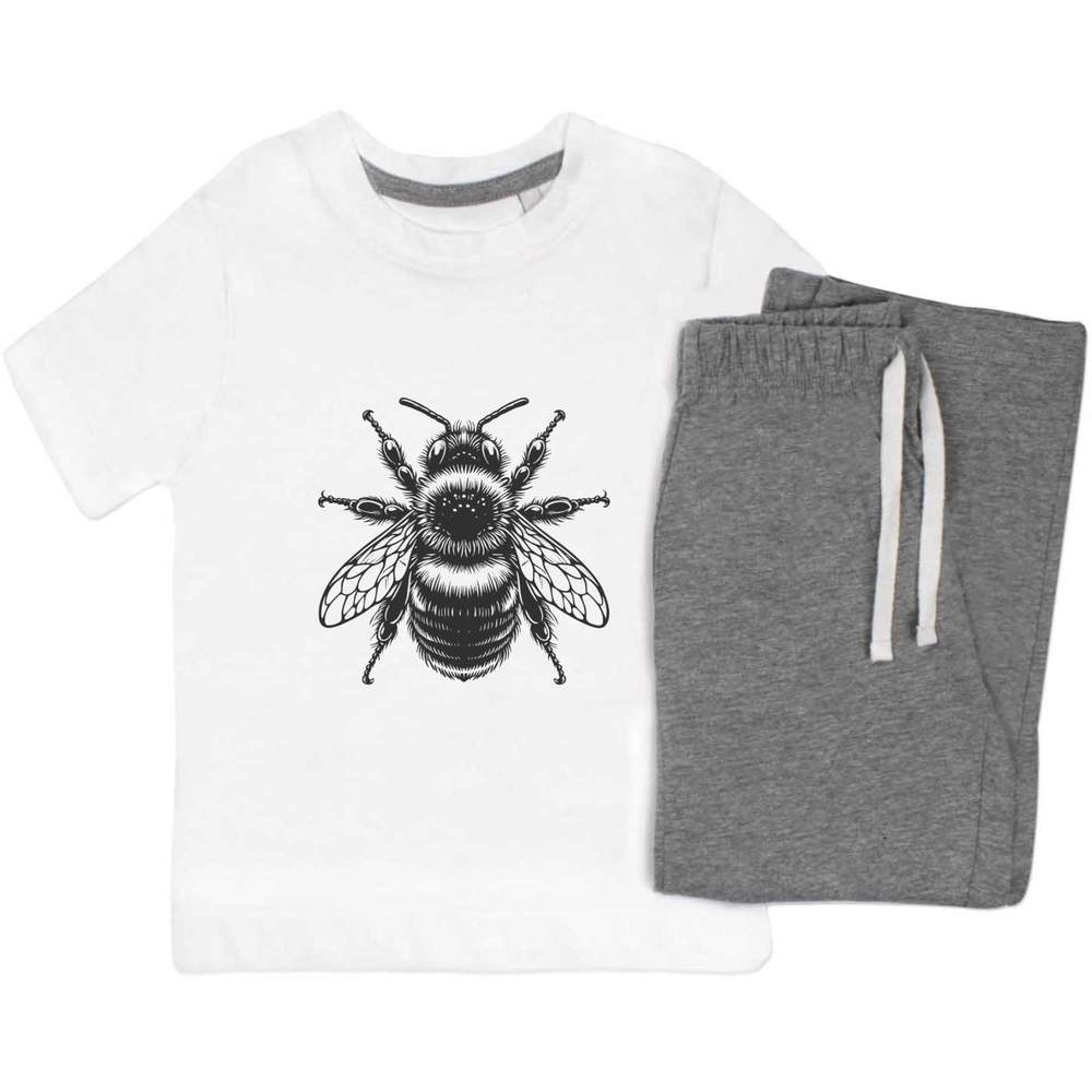 'Bumblebee Resting' Kids Nightwear / Pyjama Set (KP054859)