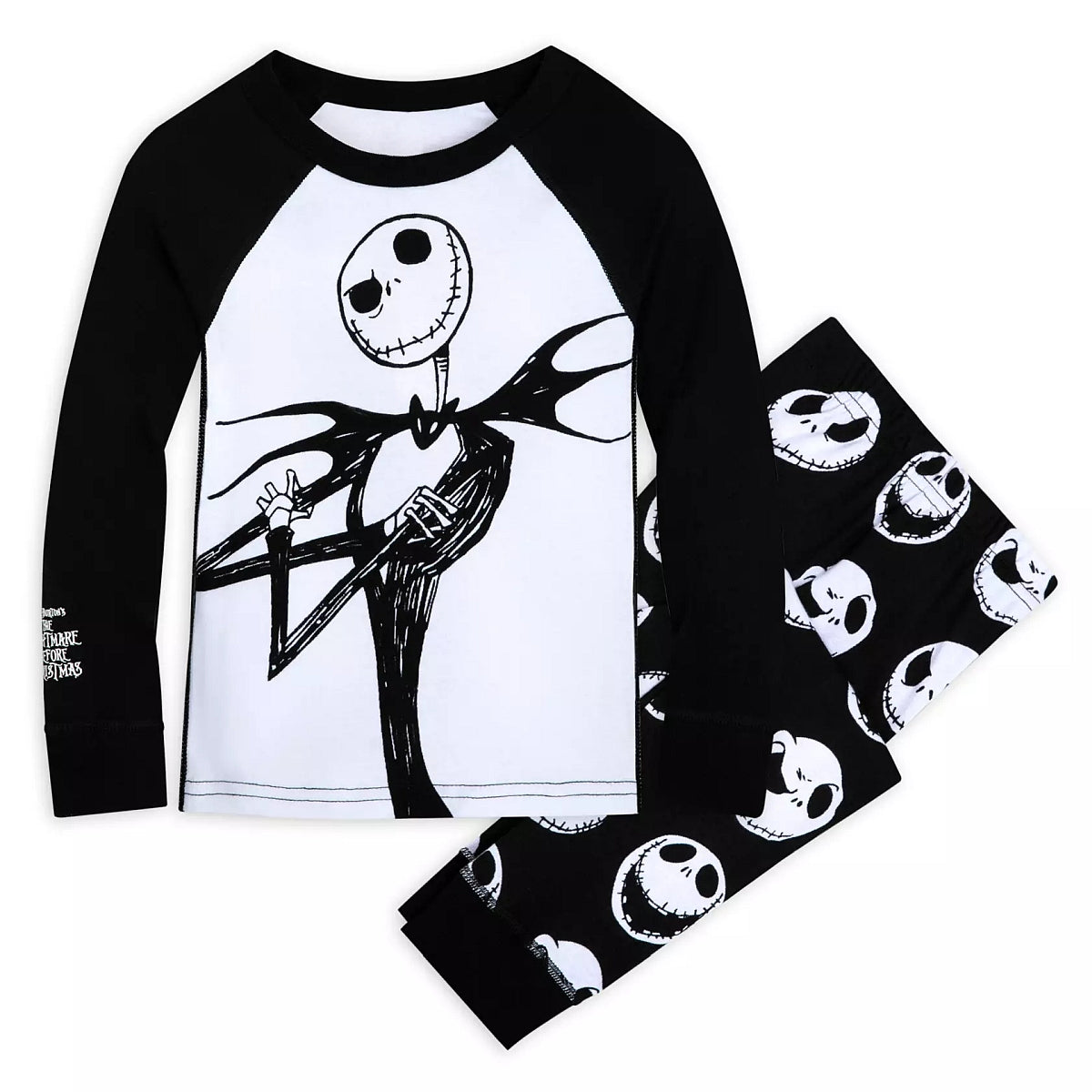 Disney Jack Skellington Boy's Girl's Nightmare Before Christmas Pajama Set