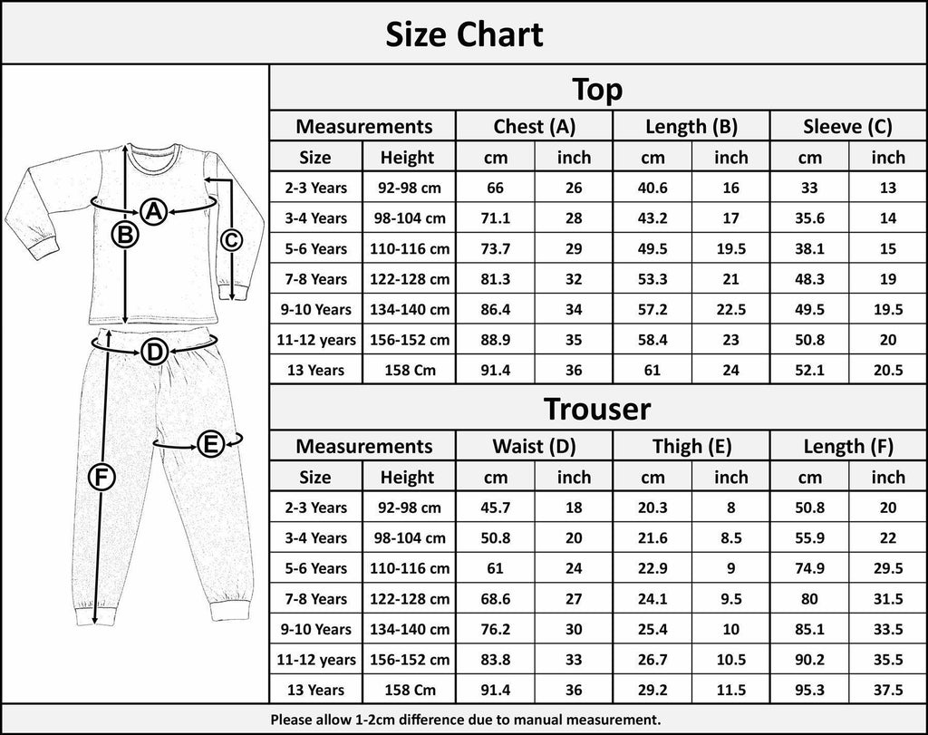 A2Z 4 Kids Girls Pyjamas Traditional PJS Pyjama Long Sleeve Sleepwear Sets