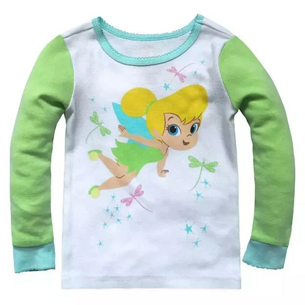 Disney Store Tinker Bell PJ Pals & Tutu Set Girl's Pajamas Sleepwear  PJ's NEW