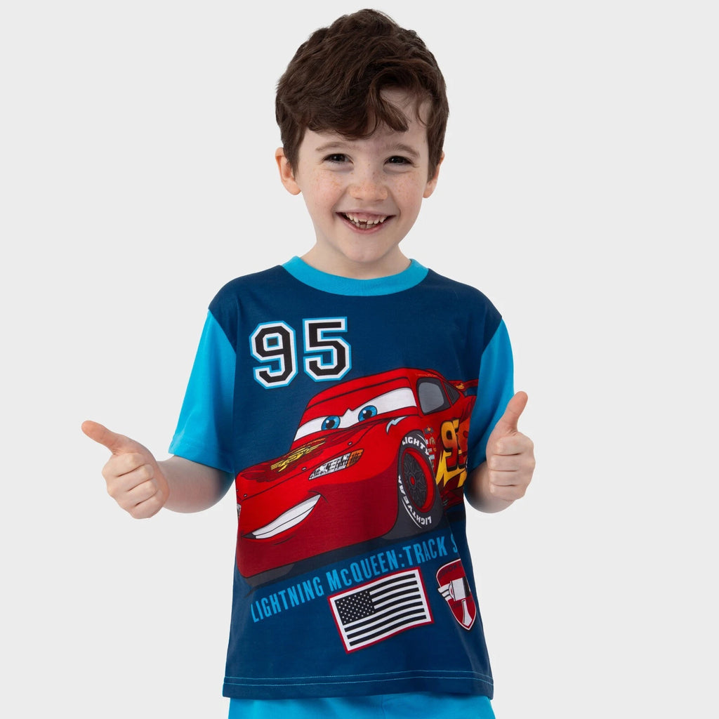 Disney Cars Boys Pyjamas | Lightning McQueen Short Pyjamas | Boys Disney Pjs