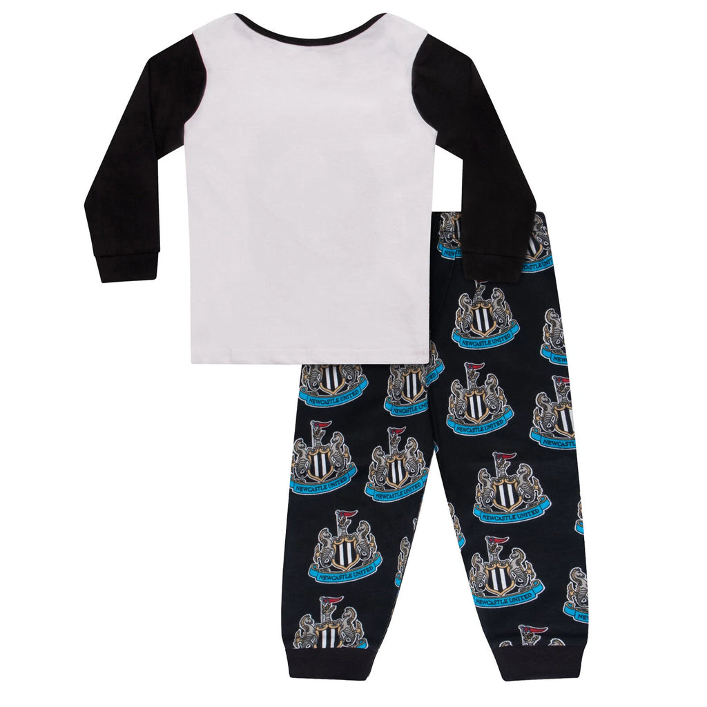 Newcastle United Baby Pyjamas Long Boys Kids Official Football Gift