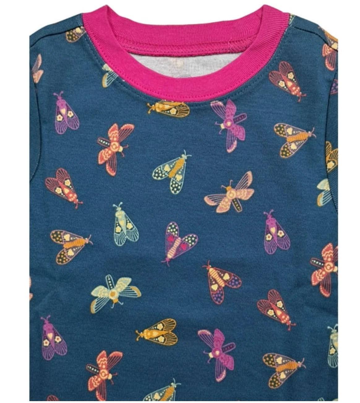 Wonder Nation Toddler Girl Tight Fit Blue Dragonfly Pajama Set, 2-Piece NWT