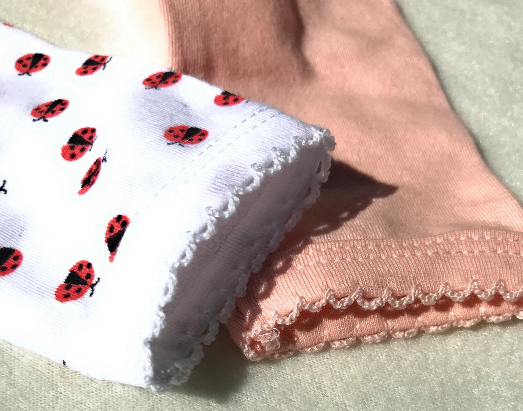 Set of 4 Baby Body Organic Cotton Pajamas Romper Toddler 0-24 Months Golden-