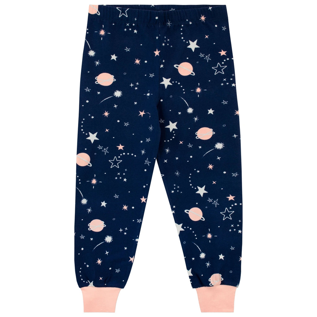 Moon Pyjamas Kids Girls 3 4 5 6 7 8 9 10 11 12 Years PJs Nightwear Sleepwear