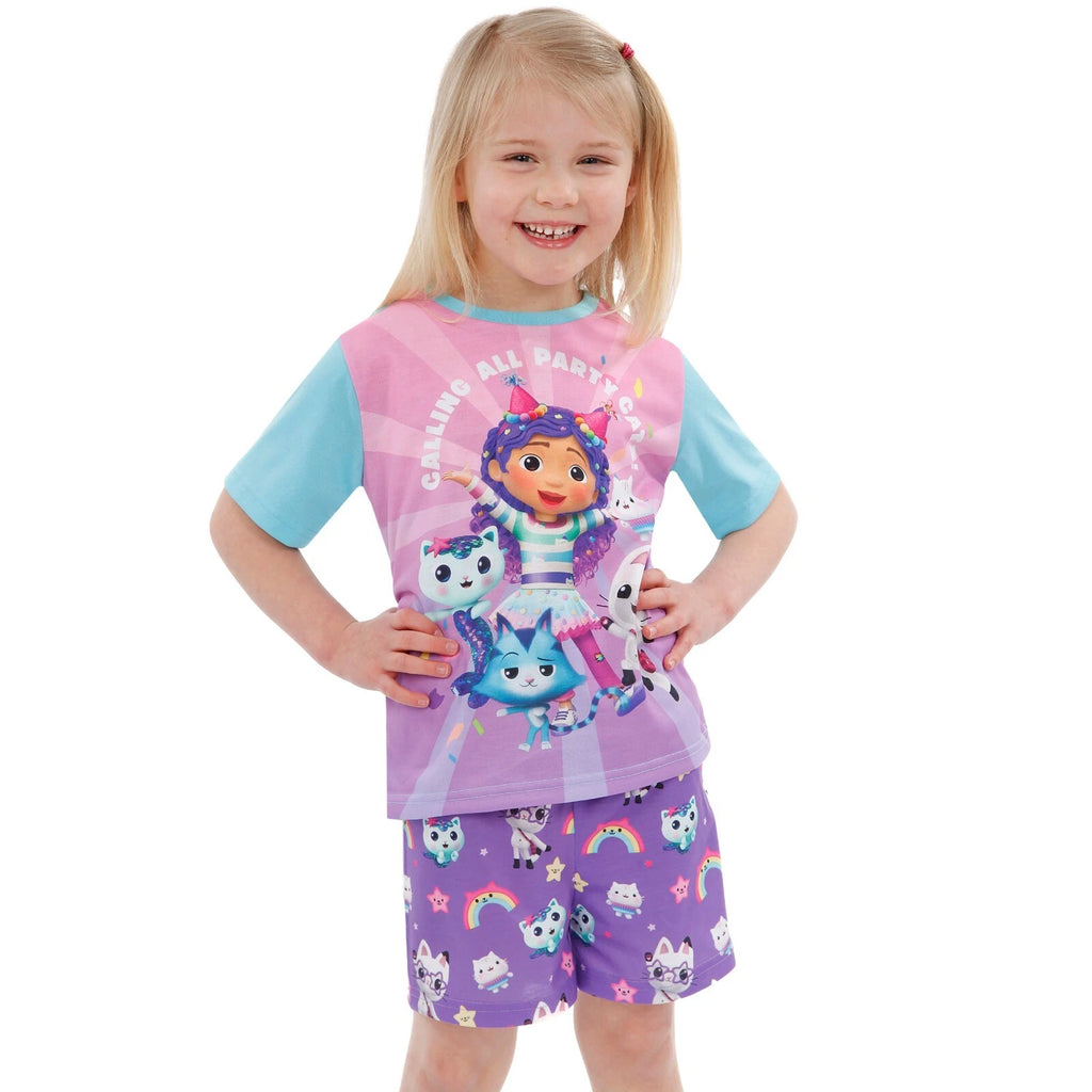 Gabbys Dollhouse Pyjama Set | Girls Short Pyjamas | Gabbys Dollhouse Pjs