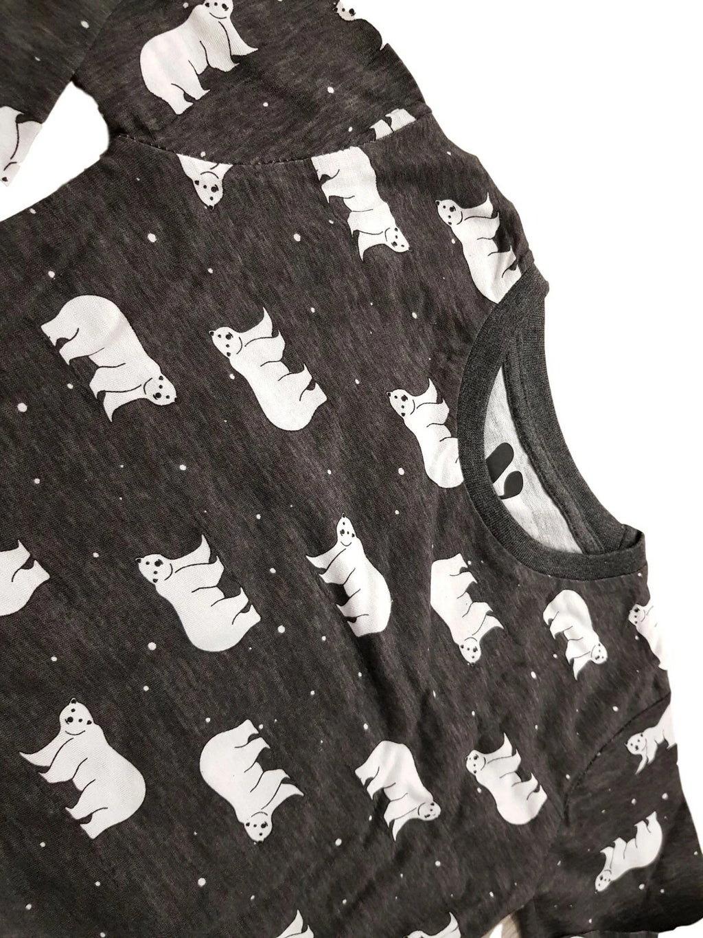 Ex Store Boys Polar Bear Grey Pyjamas Pjs Sleepwear Age 3 4 5 6 7 8 Years NEW