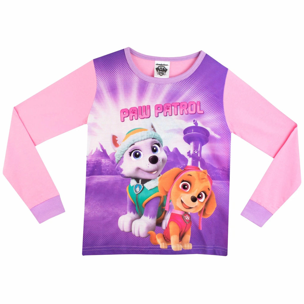 Paw Patrol Pyjamas Kids Girls 4 5 6 7 Years PJs Long Sleeve Baby Pink Purple Set