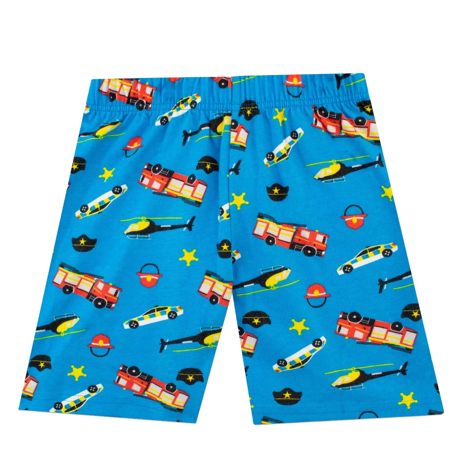 Helicopter Police Car Rescue Vehicle Pyjamas Kids Boys 2 3 4 5 6 7 8 Years PJs