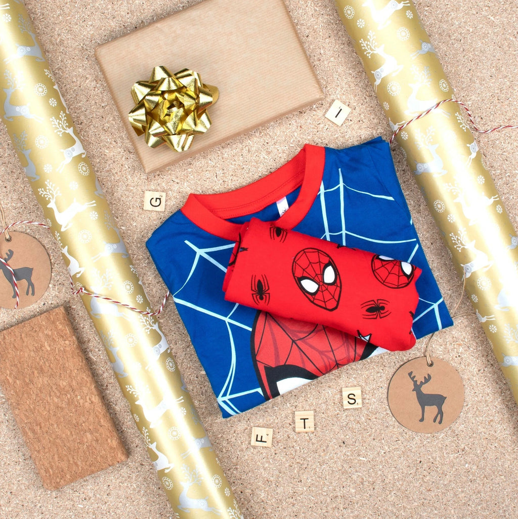 Spiderman Pyjama for Boys Ages 3-10 Long Sleeve PJ Set Christmas Gift Winter