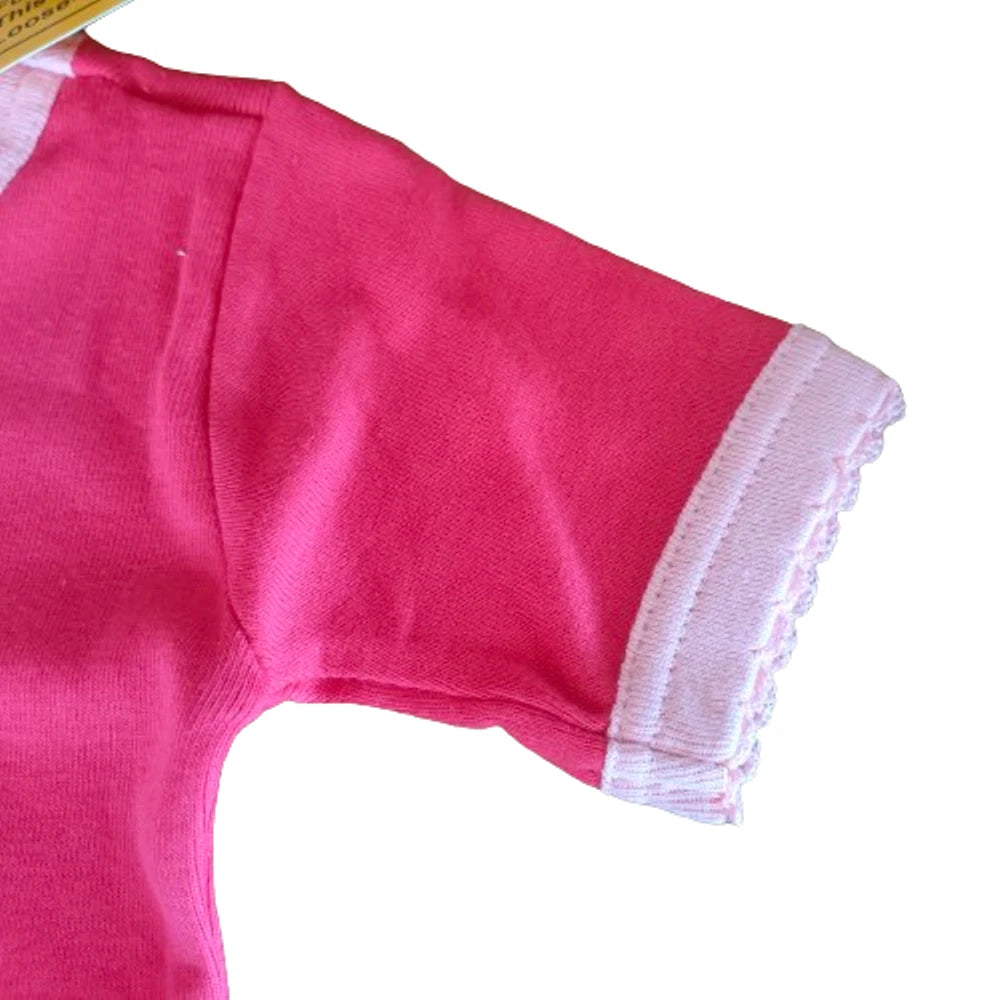 Lazyone Kids Girls Pyjama Set Summer Short Sleeve PJ Set Nightwear Cotton D174