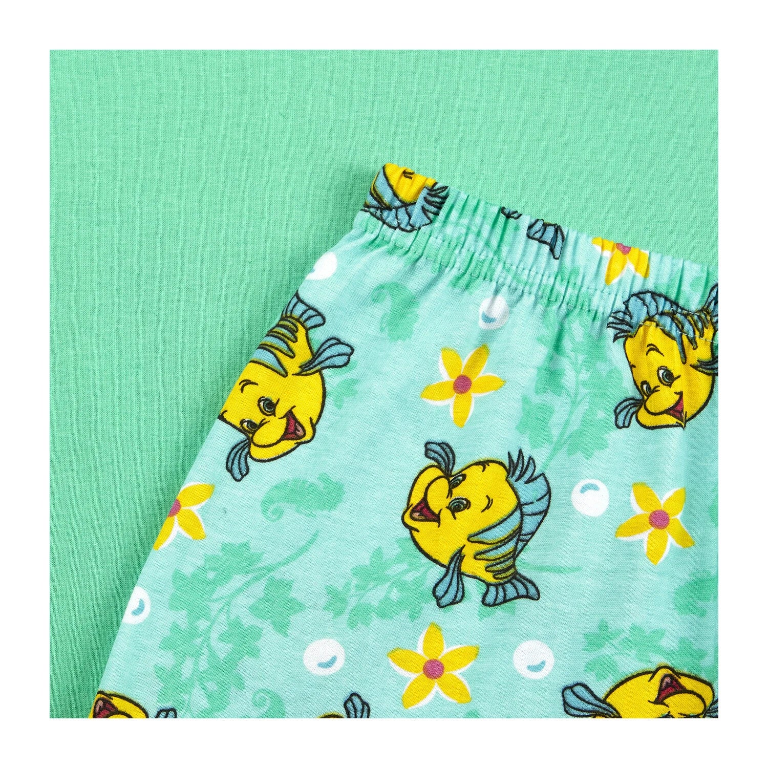 Official Girls Disney The Little Mermaid Short Summer Pyjamas Princess Ariel