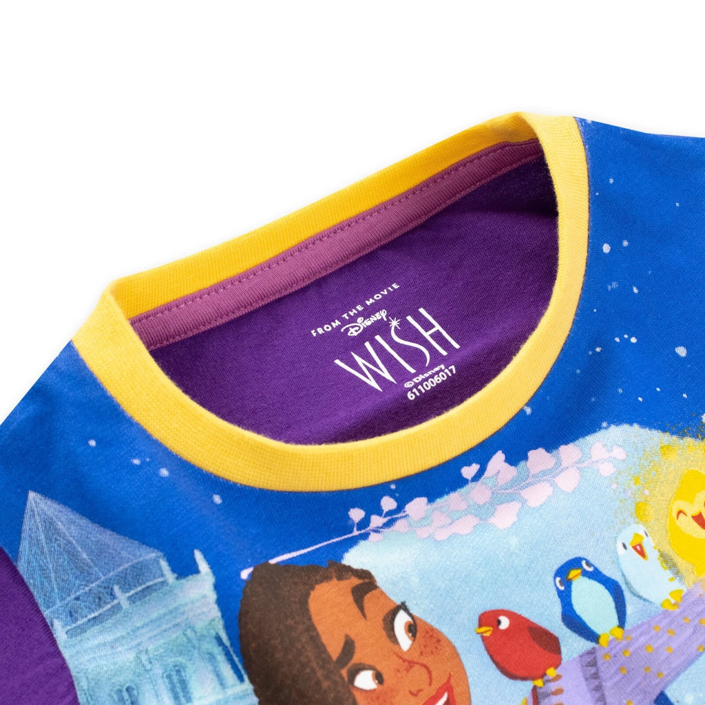 Disney Wish Pyjamas | Wish Pyjama Set For Girls | Kids Disney PJs