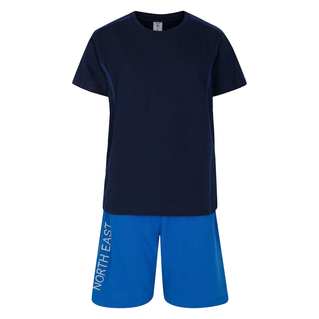 Boys 2 Pack Short Pyjamas Nightwear PJ Sets Twin Pack 9 to 16 Years #NorthEast