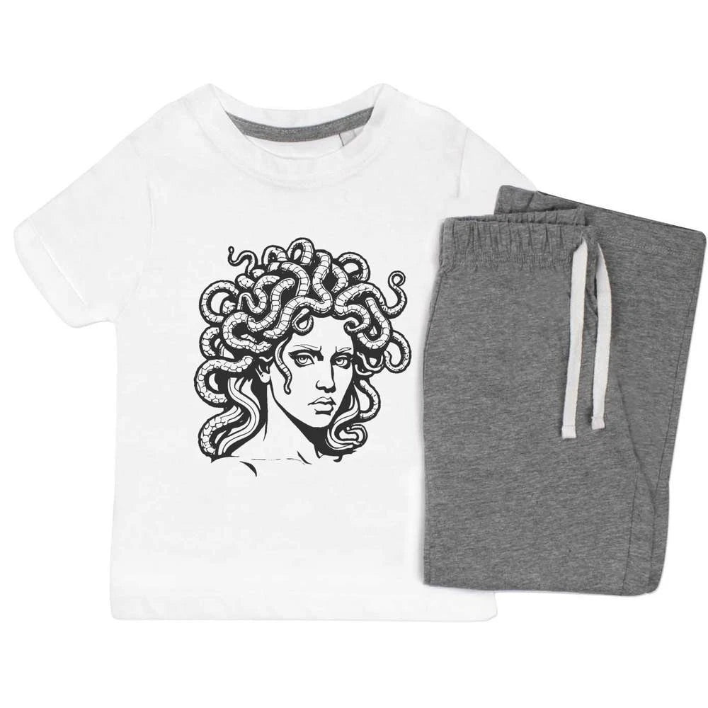 'Medusa Gorgon' Kids Nightwear / Pyjama Set (KP044903)