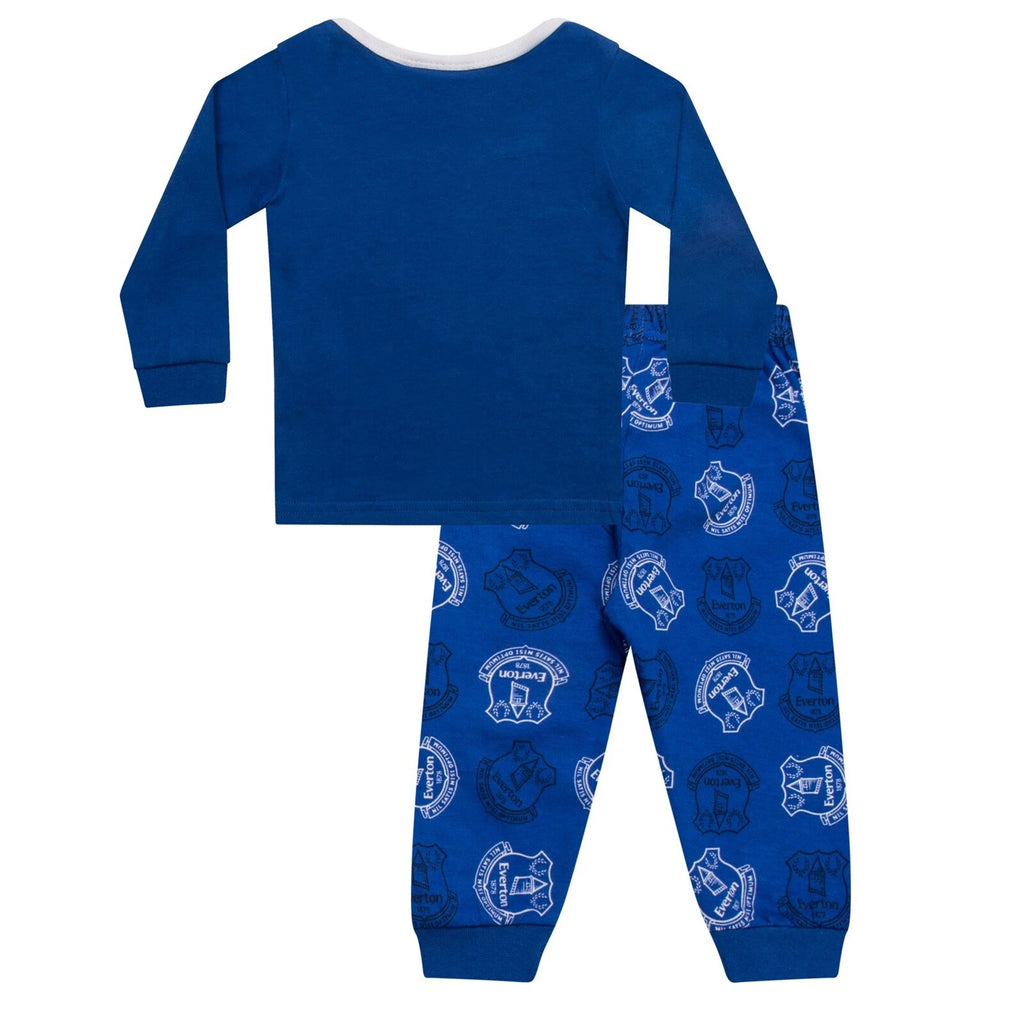 Everton FC Baby Pyjamas Long Boys Kids Official Football Gift