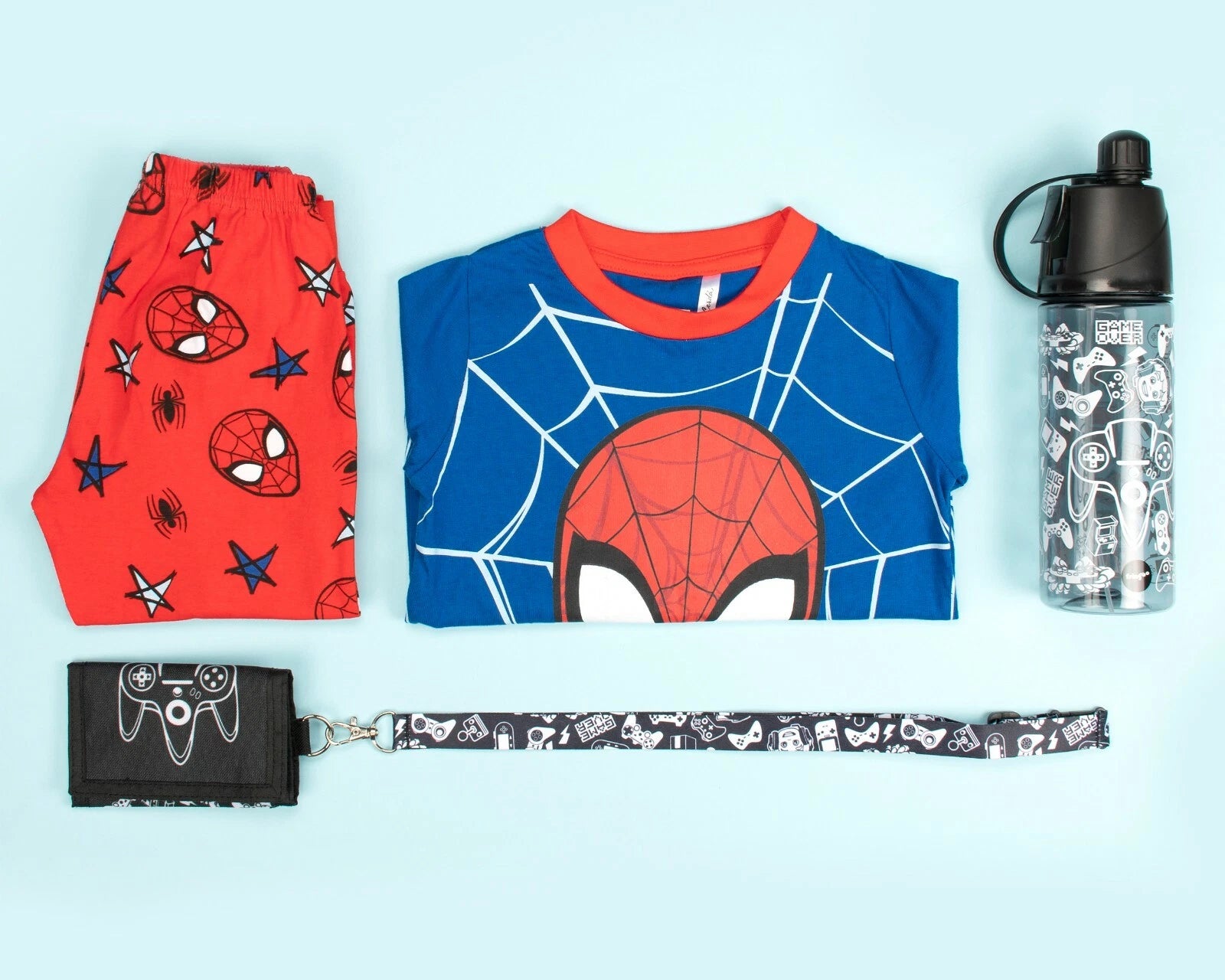 Spiderman Pyjama for Boys Ages 3-10 Long Sleeve PJ Set Christmas Gift Winter