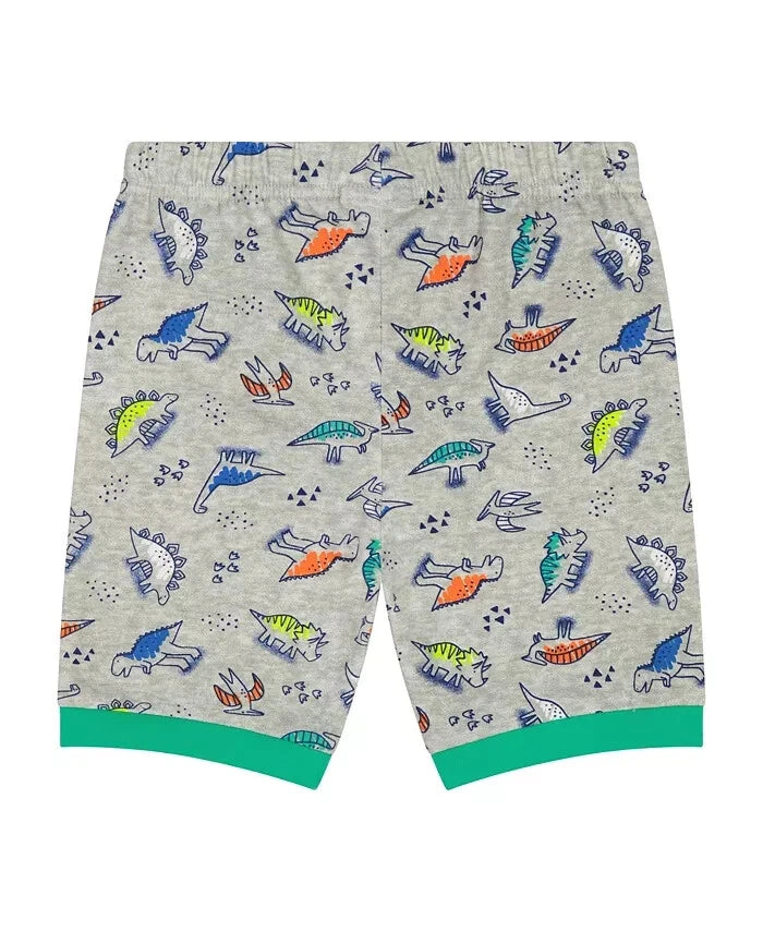 MAX & OLIVIA Baby Dinosaur Snug Fit Pajama, 3 Piece Set Green/ Gray PICK SIZE