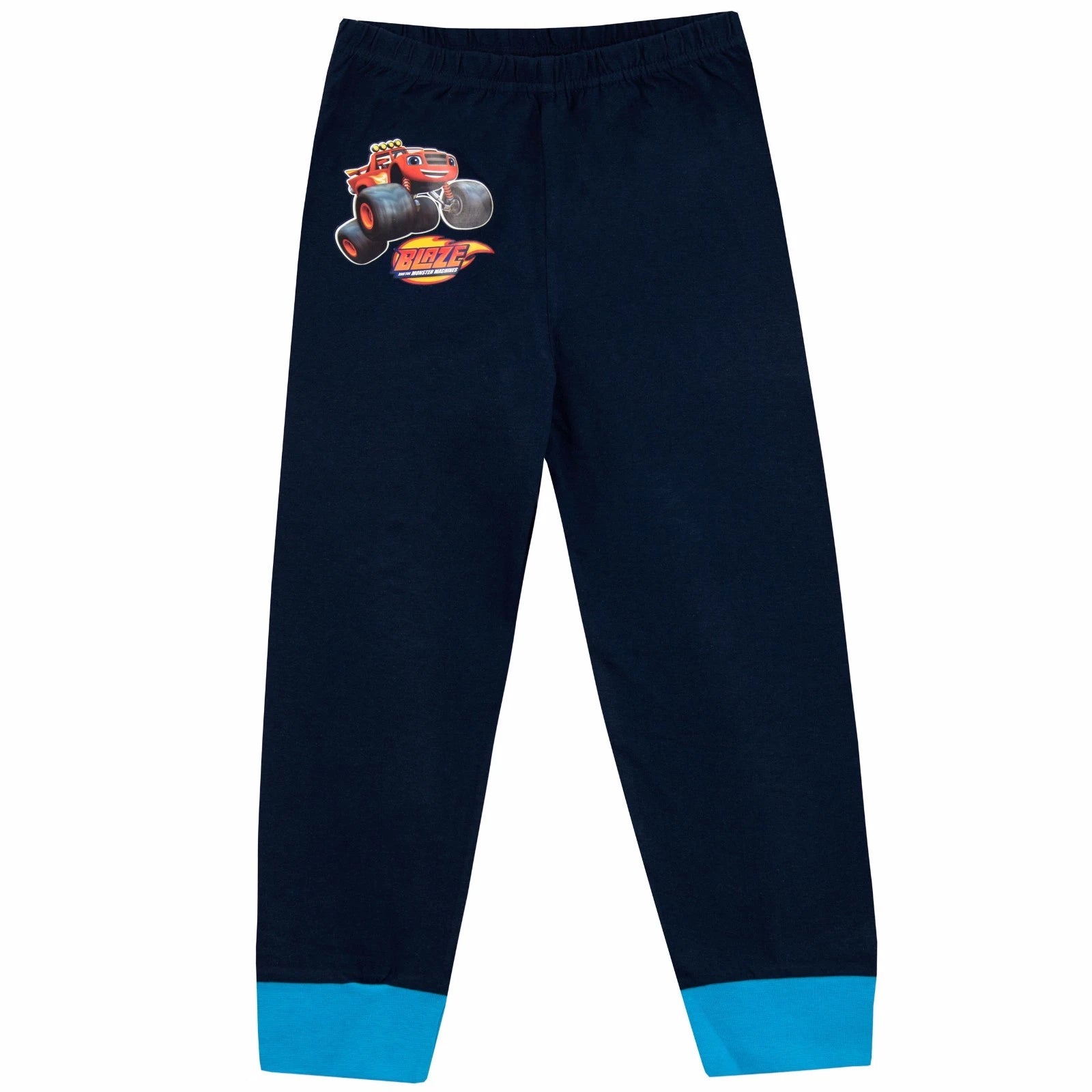 Boys Blaze and the Monster Machines Pyjamas Matching PJs Nightwear Set Navy Blue