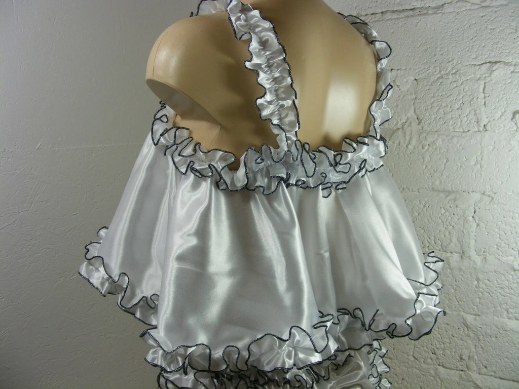 ADULT baby sissy satin babydoll negligee nightie dress camisole lingerie lolita