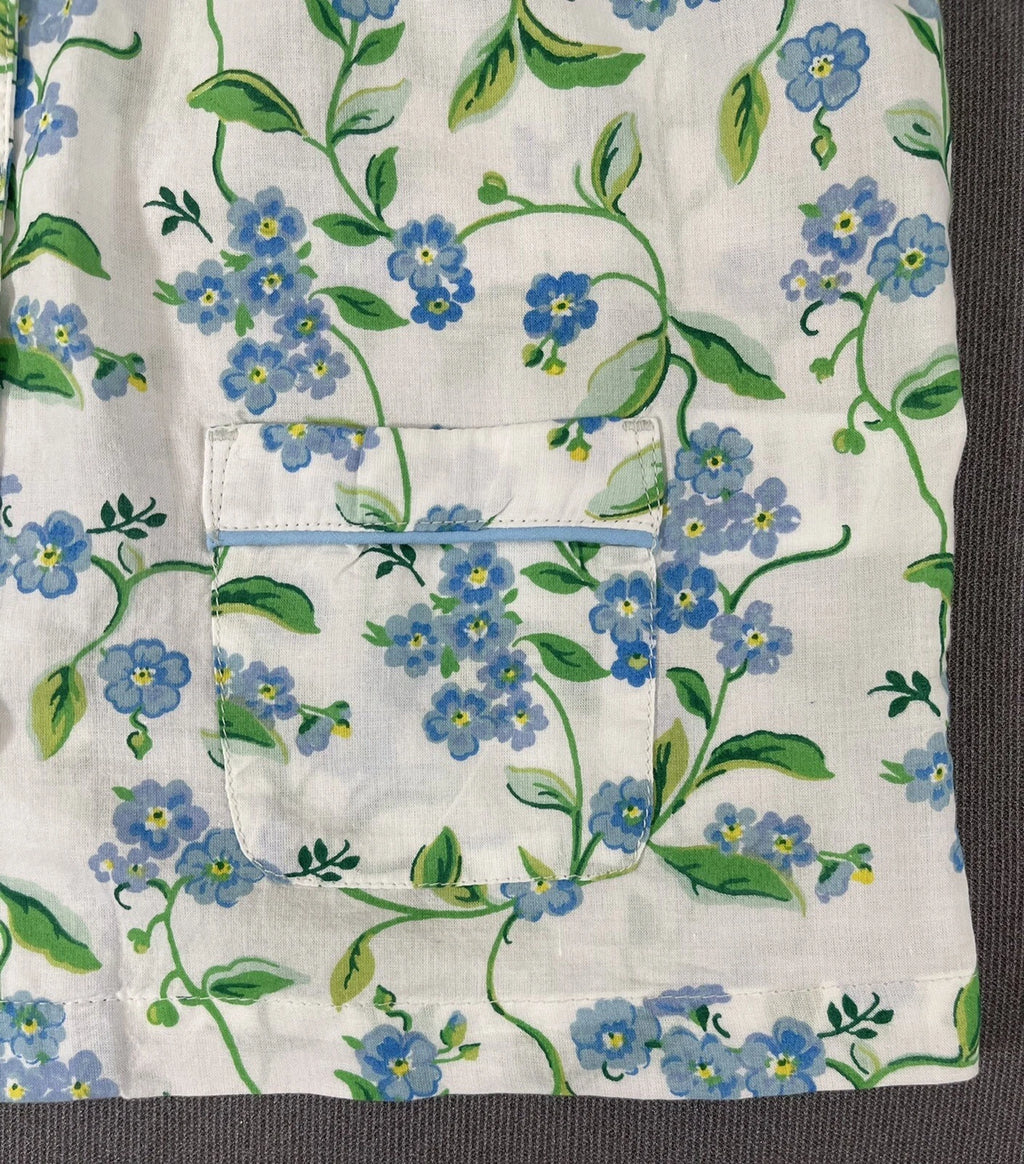 Cath Kidston Girls Light Forget Me Not Long Sleeve Woven PJs RRP £30