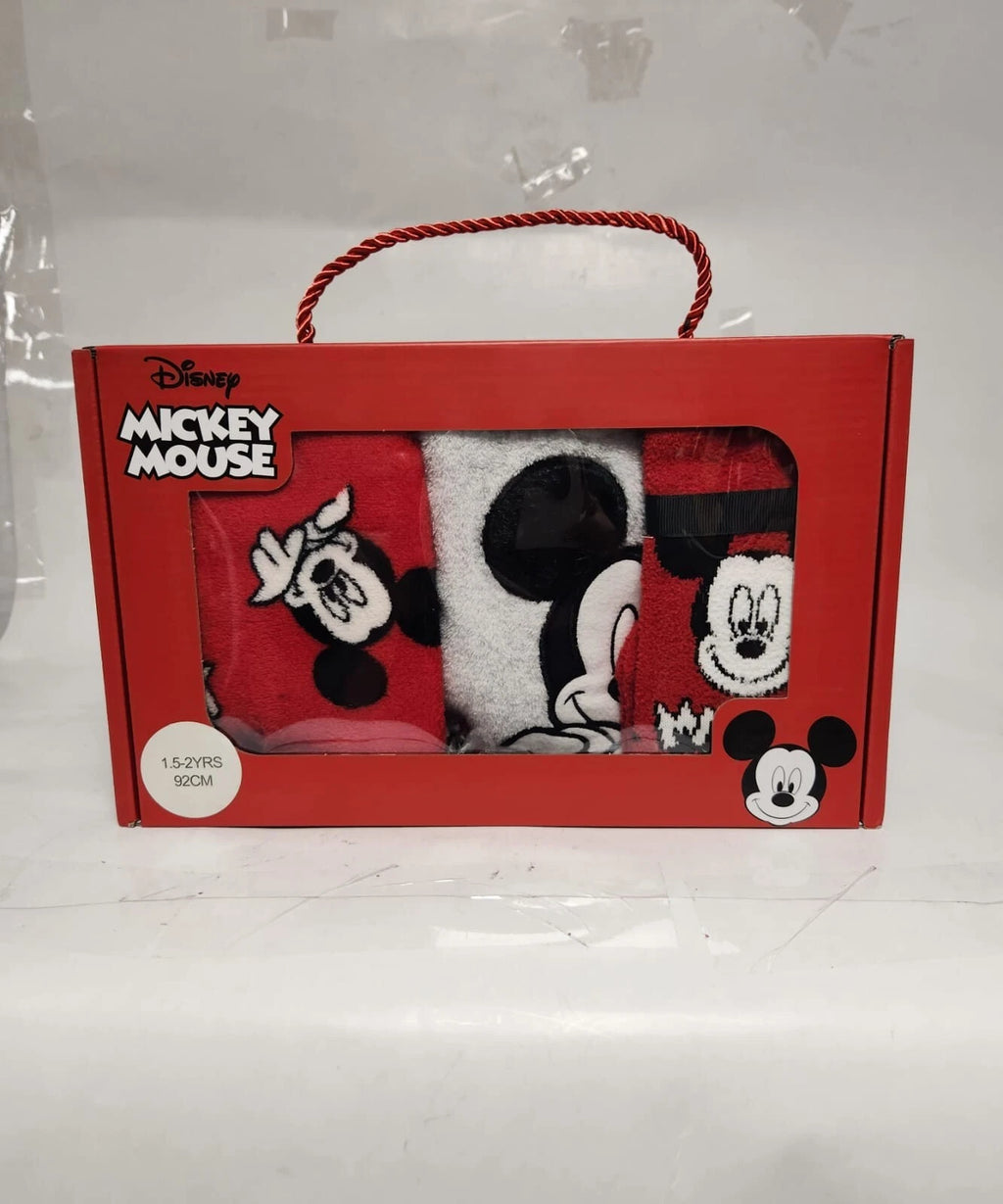 Disney Mickey Mouse Boys' Pyjama Set with Socks Comfortable Sleepwear