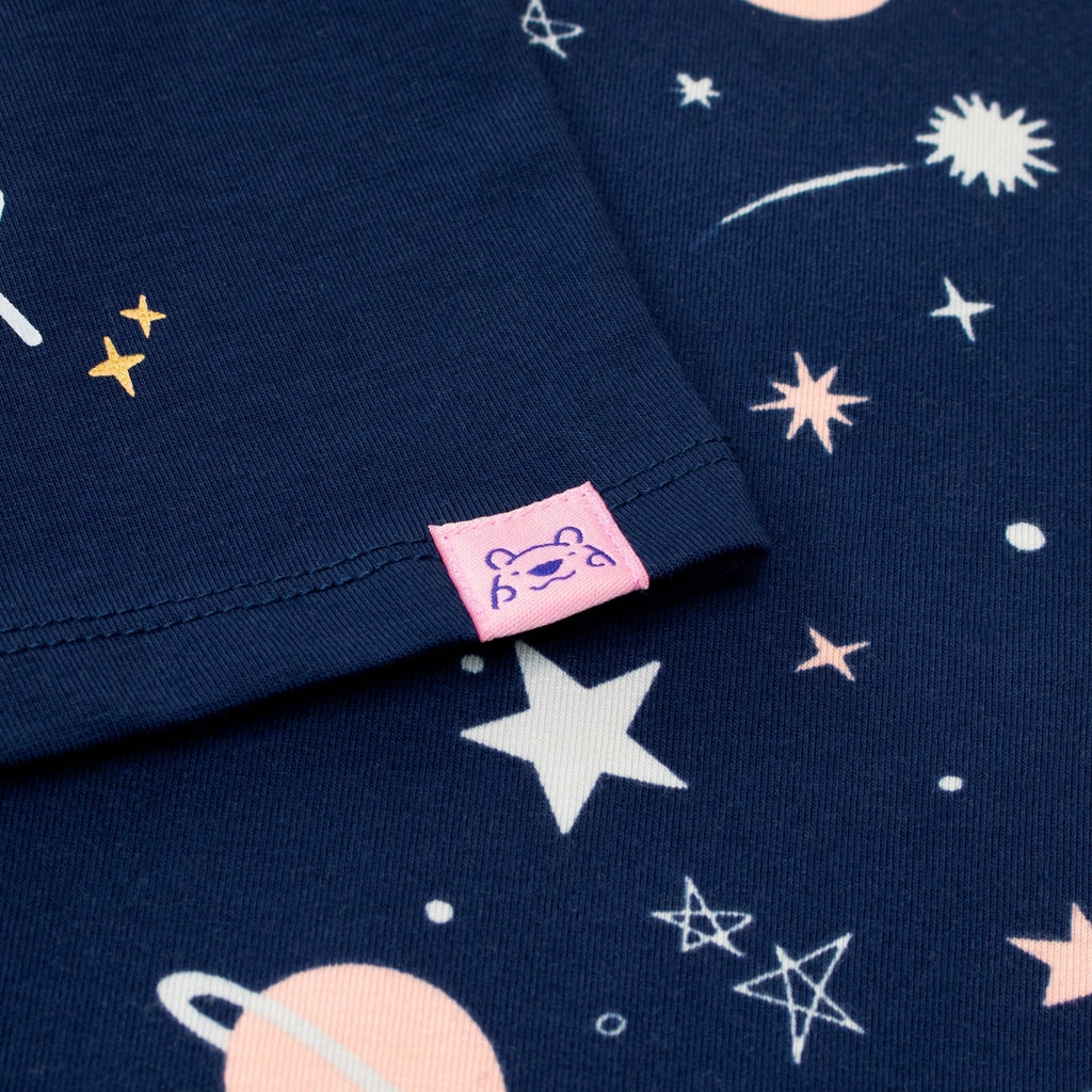 Moon Pyjamas Kids Girls 3 4 5 6 7 8 9 10 11 12 Years PJs Nightwear Sleepwear