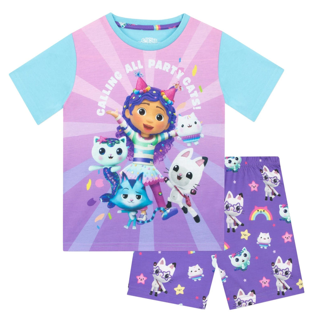 Gabbys Dollhouse Pyjama Set | Girls Short Pyjamas | Gabbys Dollhouse Pjs
