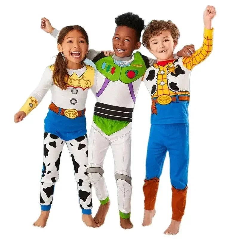 Children Costumes Cosplay Costume Sweatshirt and Pants Baby Pajama Set 2-piece