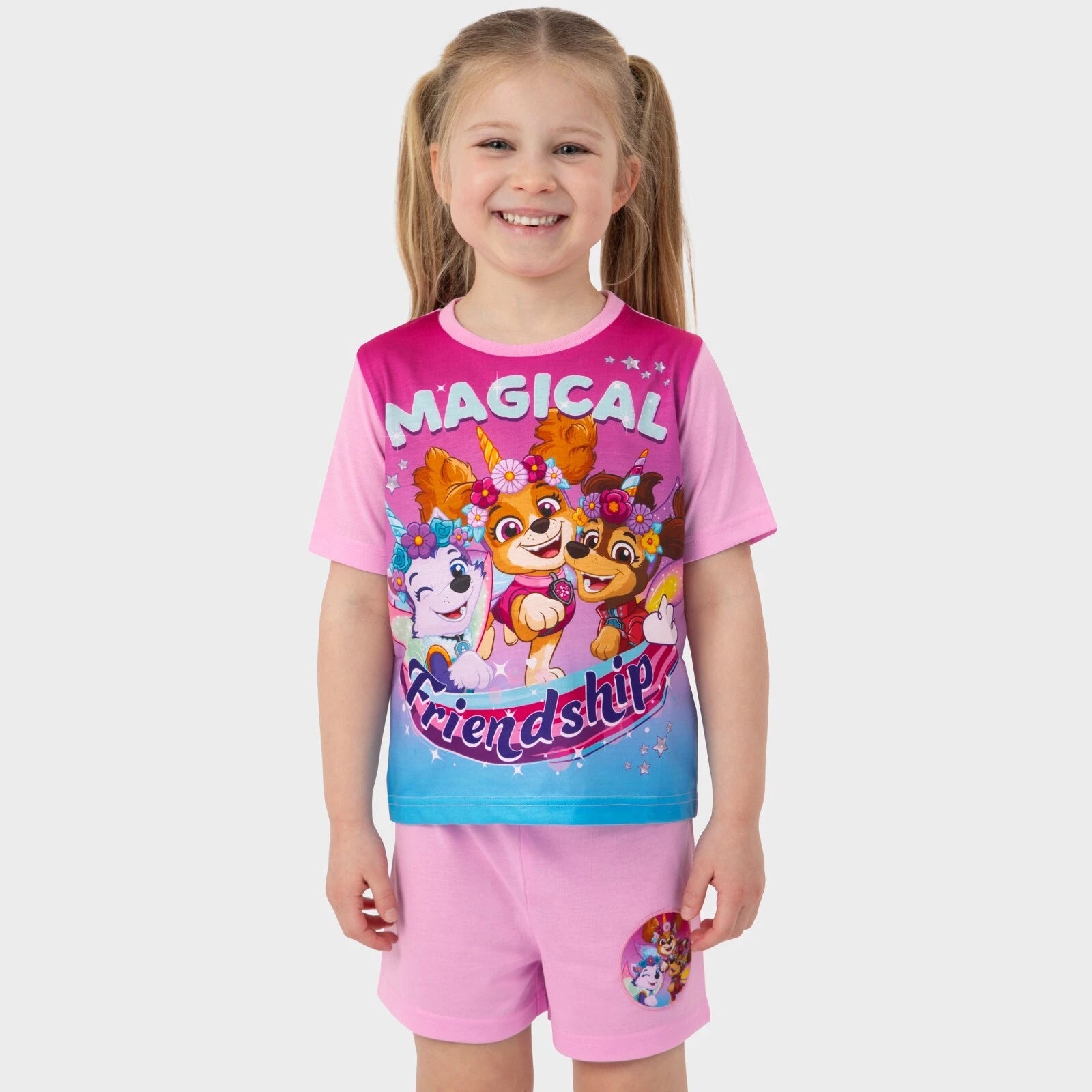 PAW Patrol Pyjamas | Girls Short Pyjamas | Liberty, Everest & Skye Pjs For Girls