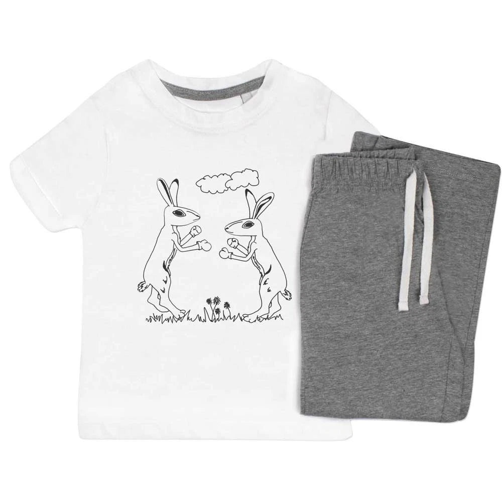 'March Hares' Kids Nightwear / Pyjama Set (KP044928)