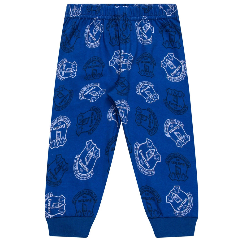 Everton FC Baby Pyjamas Long Boys Kids Official Football Gift