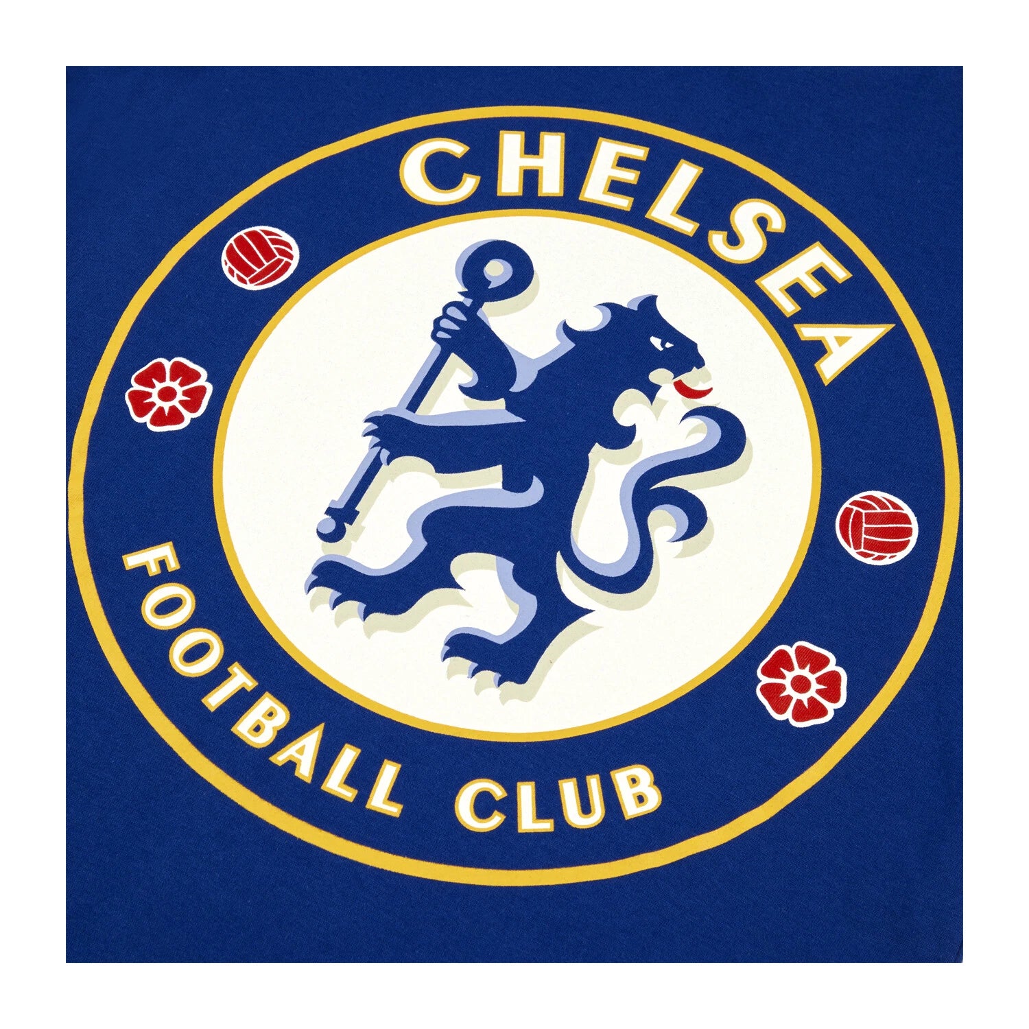 Chelsea F.C. Boys Pyjamas, CFC T-Shirt and Shorts PJs Set, Official Merchandise