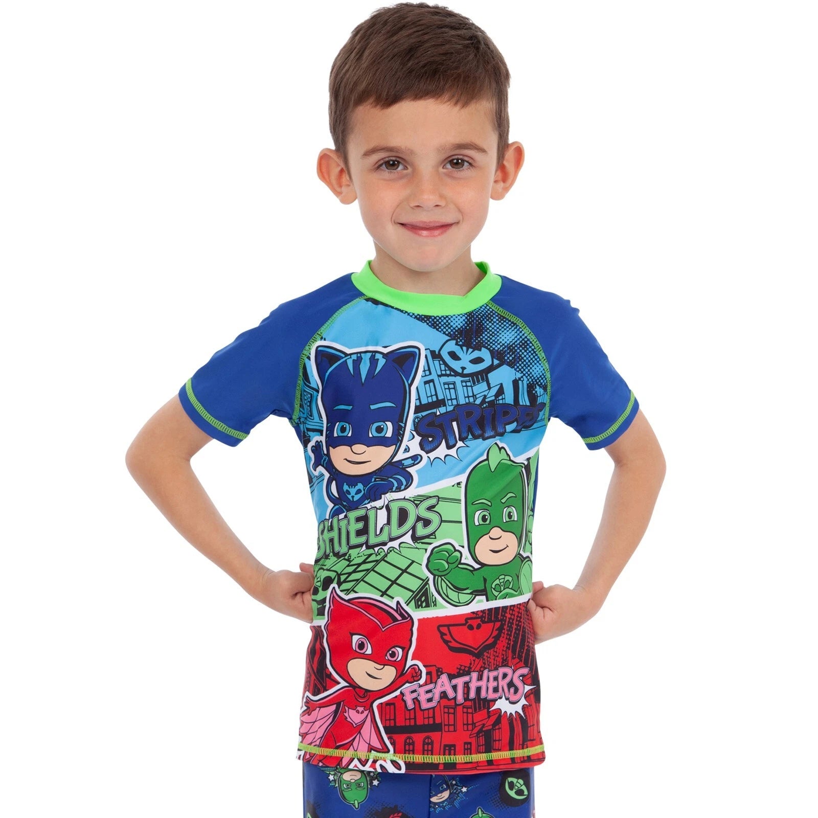 PJ Masks Kids Boys Loungewear PJs Pyjama Set PJs Set Sleepwear Nightwear Short
