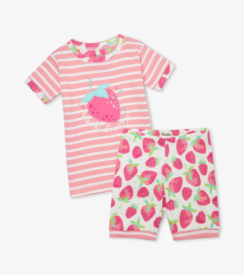 Hatley Delicious Berries Short Organic Cotton Pyjama Pajamas PJ3 4 5 6 7 8 10 12