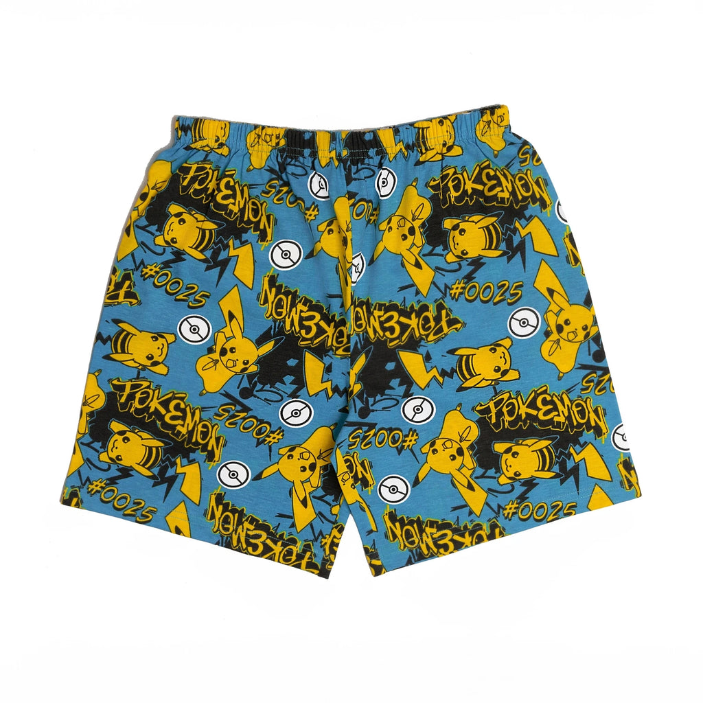 Pokémon Pyjamas Boys Pikachu #0025 Shorts Top Nightwear Pjs  Kids Pokemon