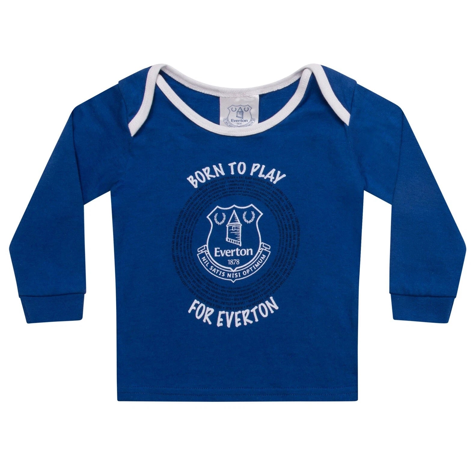 Everton FC Baby Pyjamas Long Boys Kids Official Football Gift