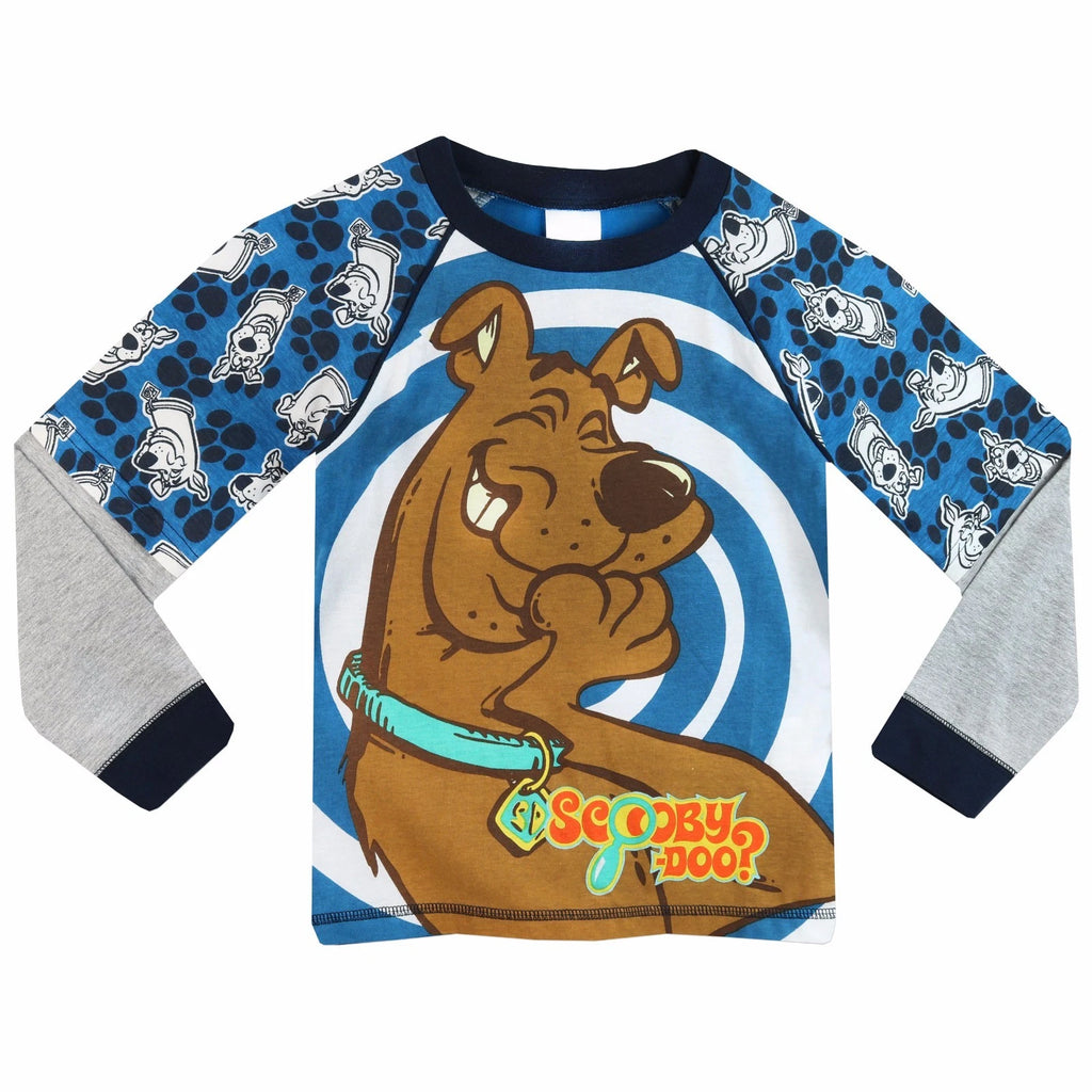 Scooby Doo Pyjamas Kids Toddlers Teens 3-13 Years Loungewear PJs Pyjama Set Blue