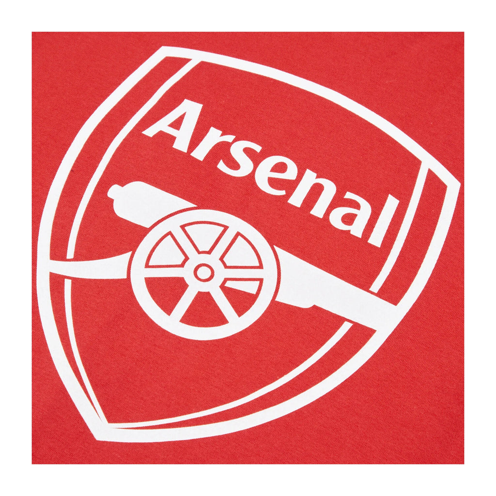 Arsenal F.C. Boys Pyjamas, AFC T-Shirt and Shorts PJs Set, Official Merchandise