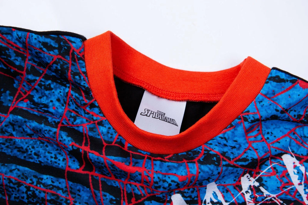 Marvel Spiderman Boys Pyjamas, Short Summer Pyjamas Pjs, Official Merchandise
