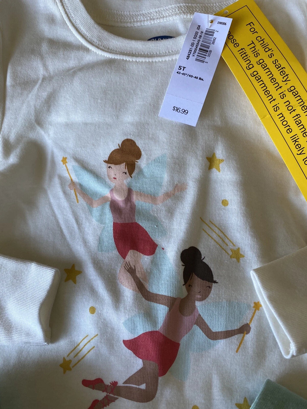 OLD NAVY Aqua Fairy Princess Pajama Set Toddler Girl. NEW WITH TAG.