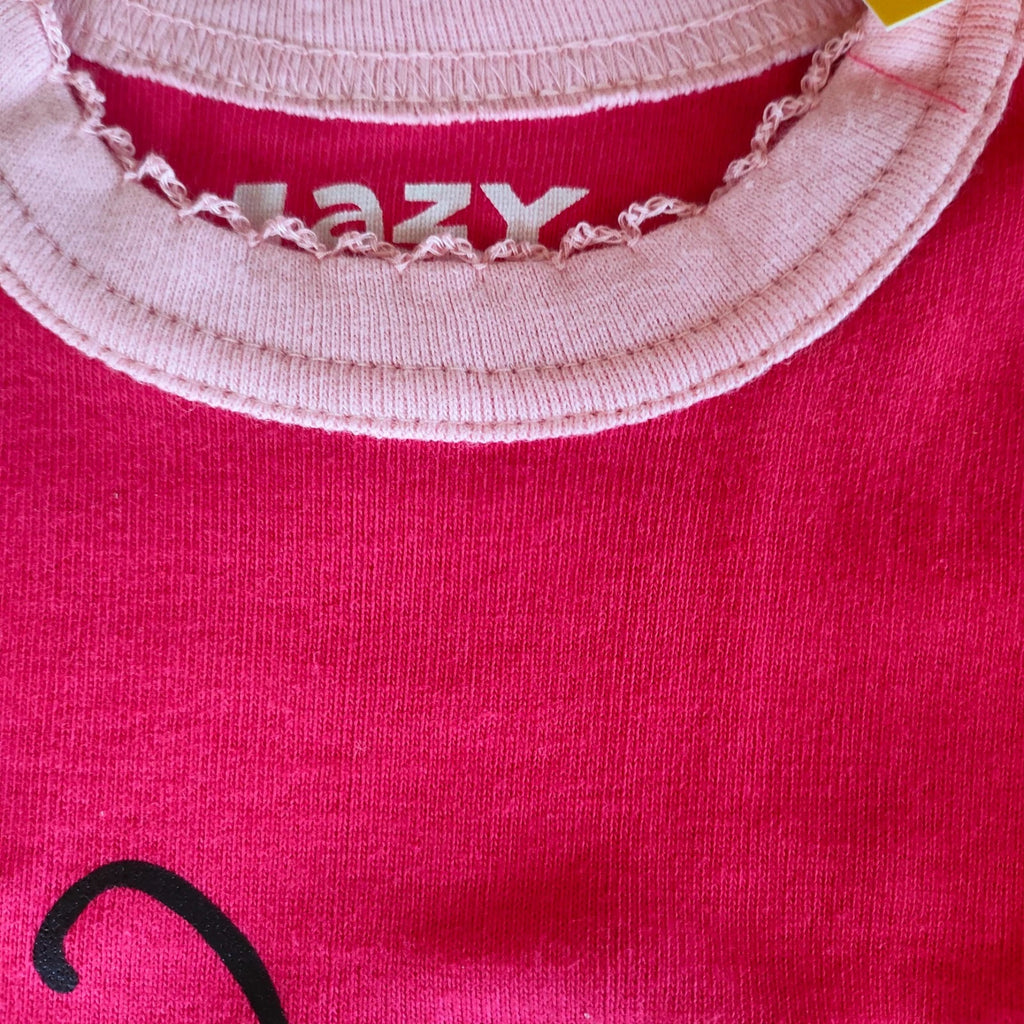 Lazyone Kids Girls Pyjama Set Summer Short Sleeve PJ Set Nightwear Cotton D174