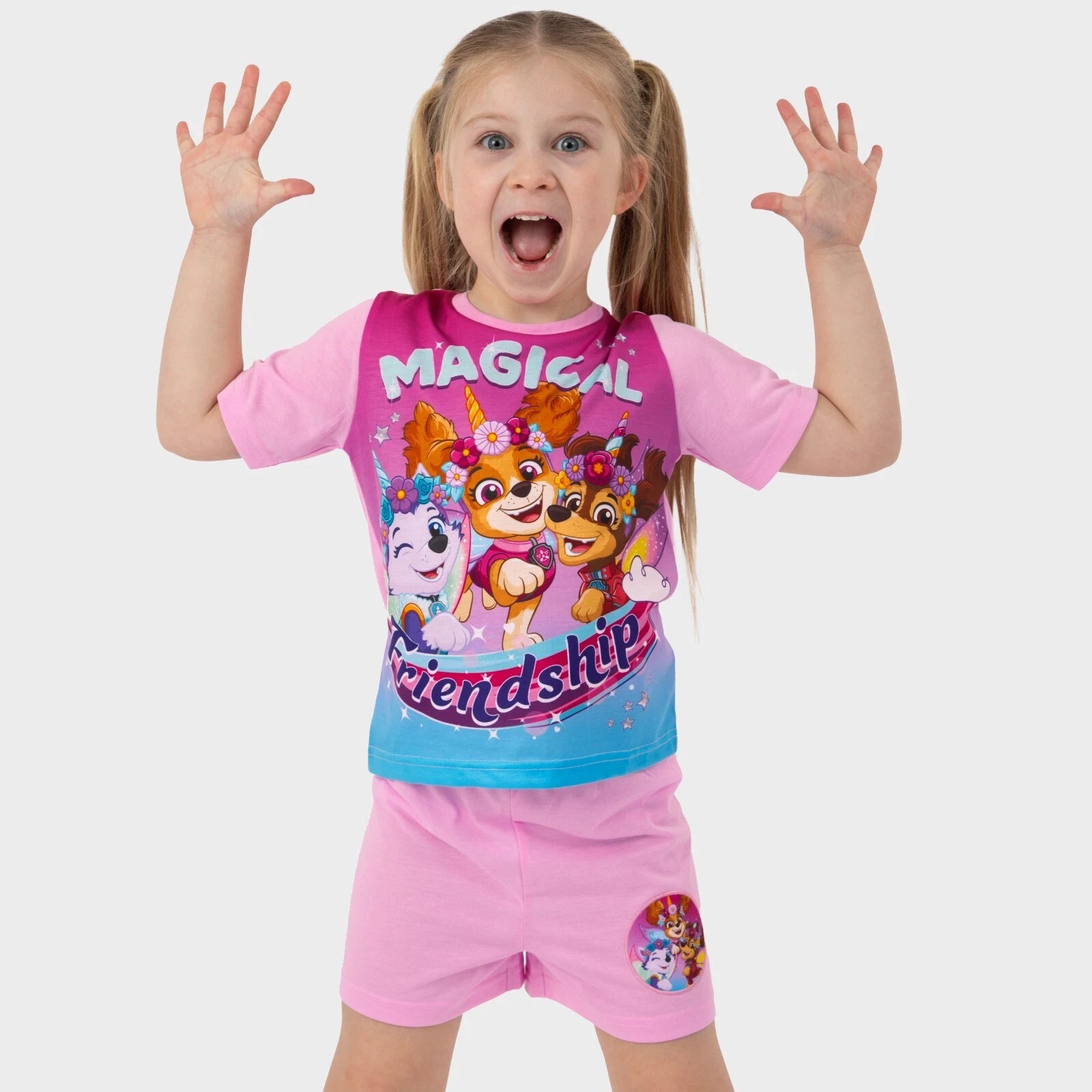 PAW Patrol Pyjamas | Girls Short Pyjamas | Liberty, Everest & Skye Pjs For Girls