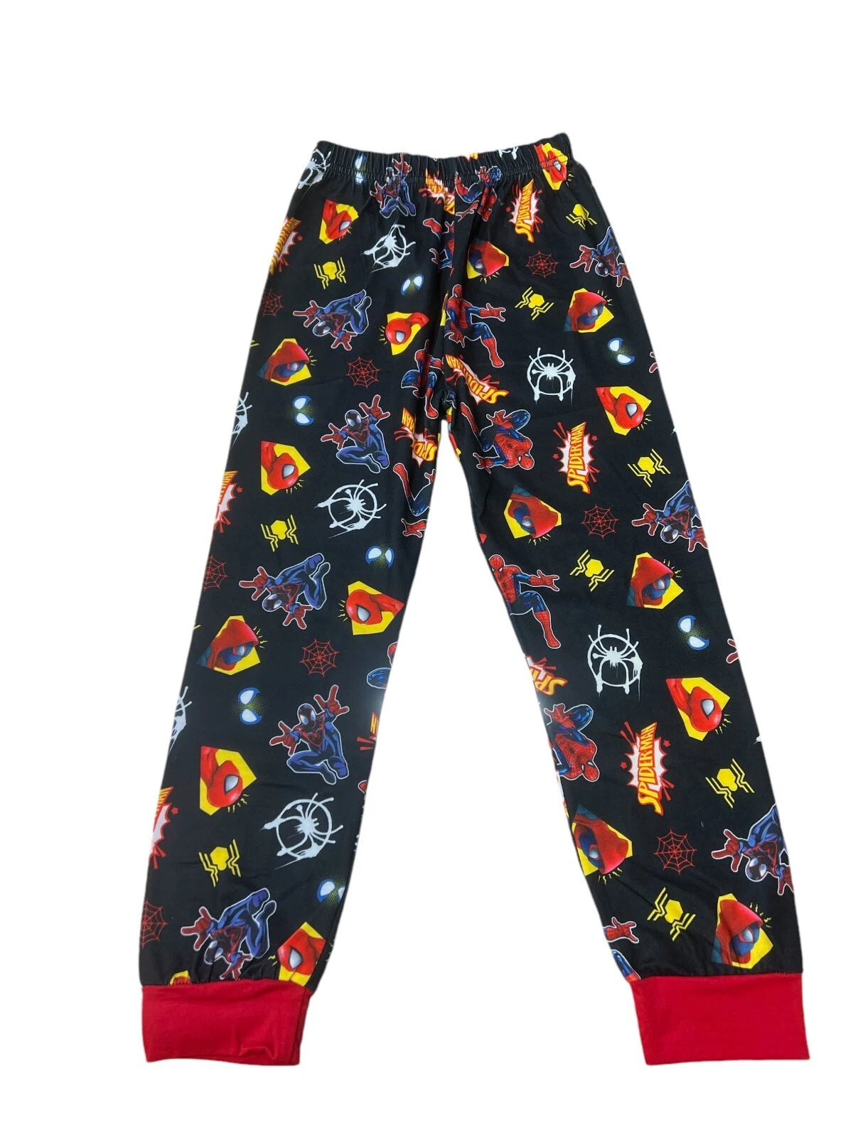 Kids Spiderman Pyjamas Set Glow In Dark Boys Girls Pyjamas Red/Black B0994LL N