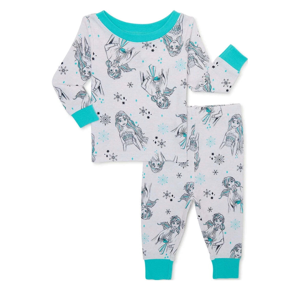Disney Frozen Toddler Character Pajamas, 2-Piece