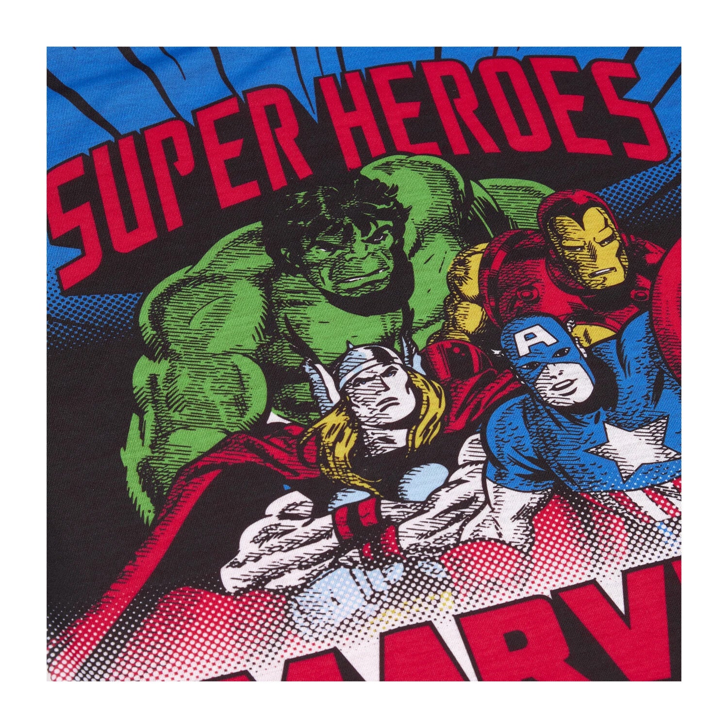 Marvel Comics Boys Pyjamas Pjs,Incredible Hulk Iron Man Thor Captain America Pjs