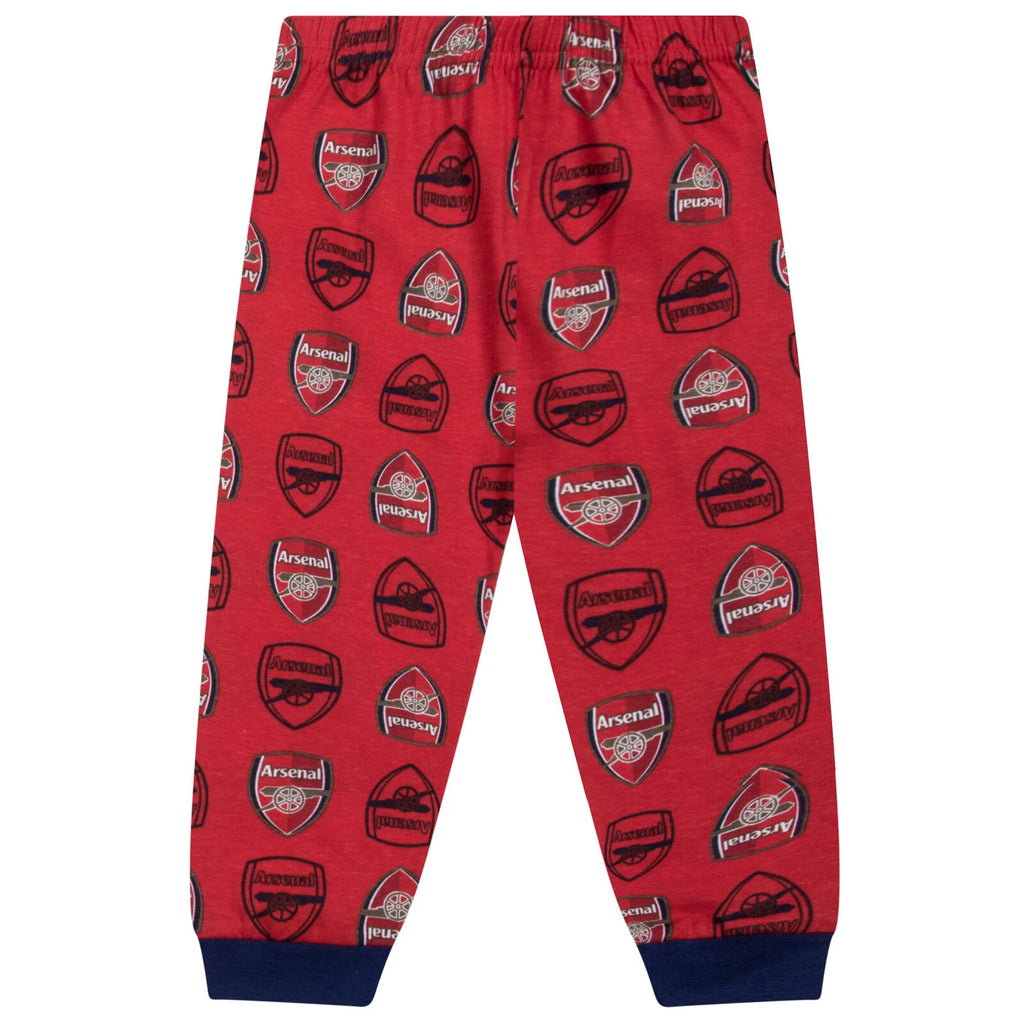 Arsenal FC Baby Pyjamas Long Boys Kids Official Football Gift