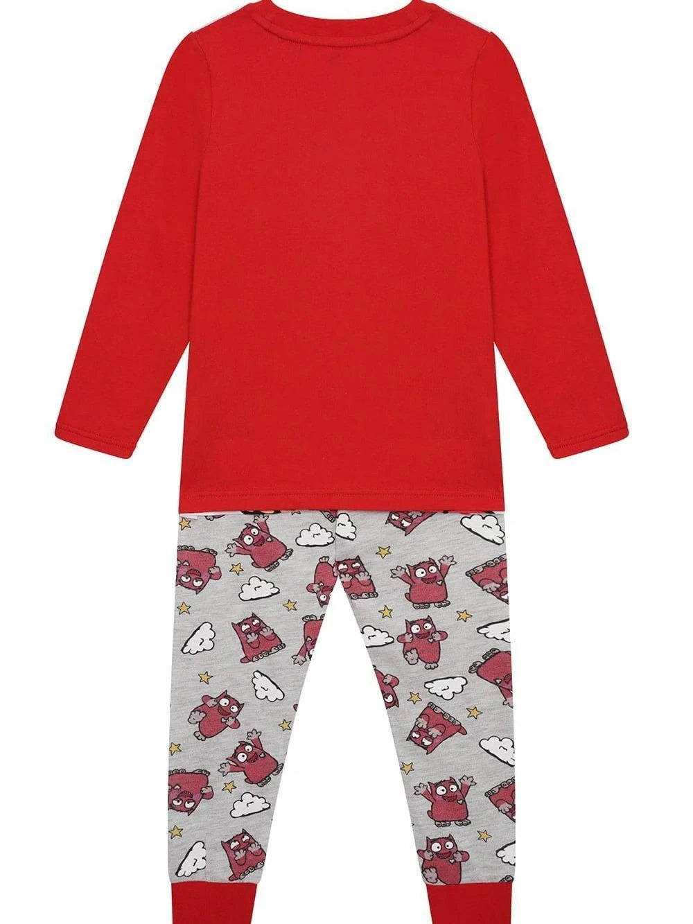 Love Monster Pyjamas Unisex Boys Girls Kids Happy Together Red Long Sleeve