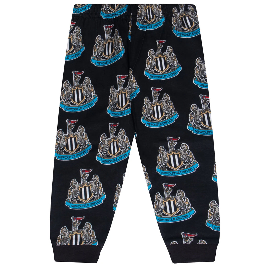 Newcastle United Baby Pyjamas Long Boys Kids Official Football Gift