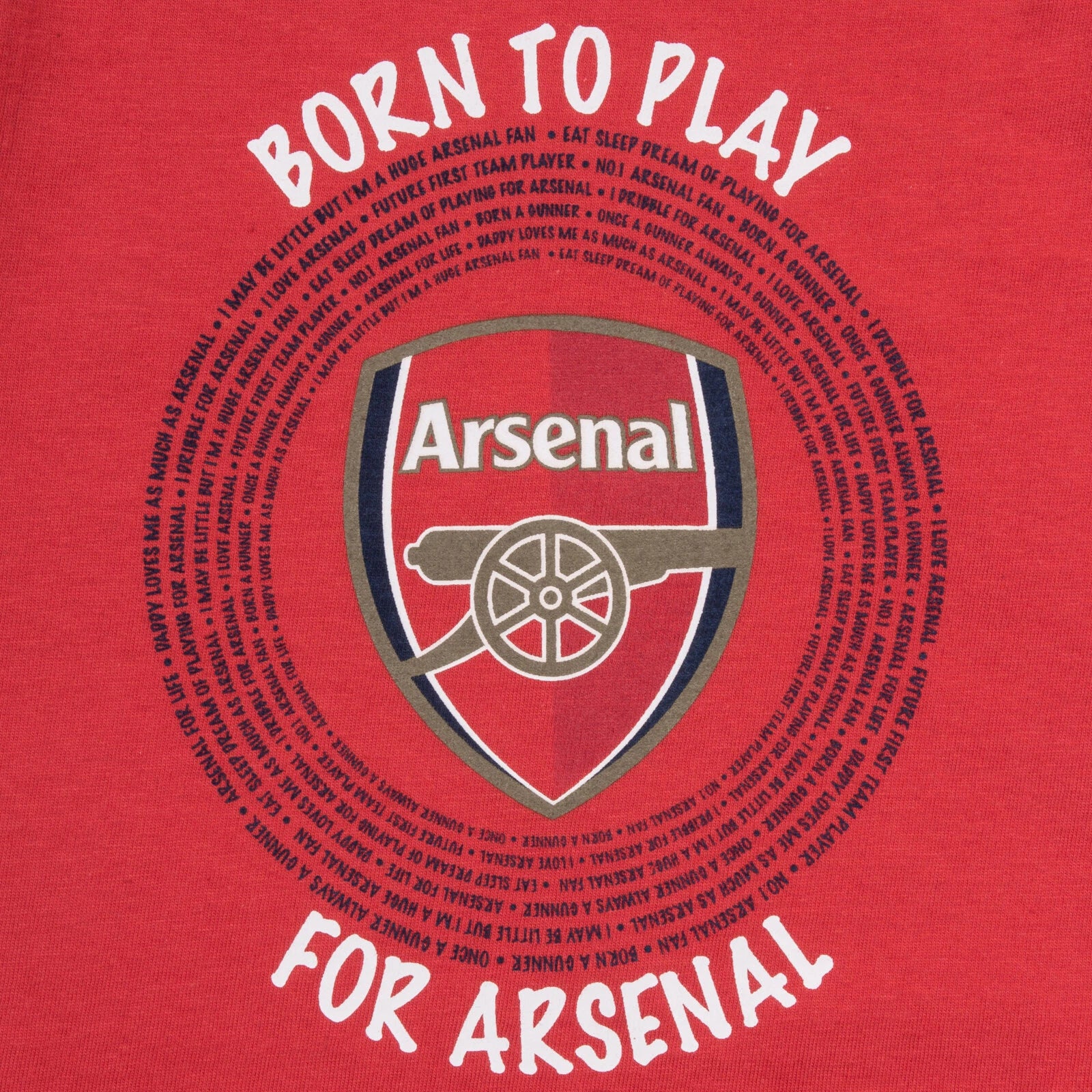 Arsenal FC Baby Pyjamas Long Boys Kids Official Football Gift